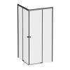 Душевой уголок Am.Pm X-Joy W94G-403-9090-BT профиль черный матовый, стекло прозрачное, 90x90x190