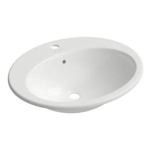 Раковина Aqueduto Inserto INS0310 56x47, белый глянцевый