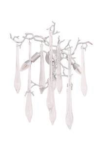 Бра Crystal Lux Reina Ap3 Silver Patina