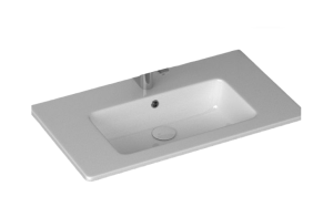 Раковина Isvea SistemaT 10SL51081SV-2L белый матовый, 81x46.5