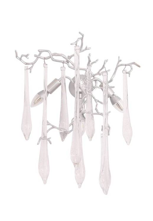 Бра Crystal Lux Reina Ap3 Silver Patina
