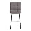 Стул полубарный Tetchair Medeo 24917 серый, велюр фото 5