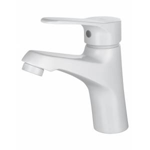 Смеситель для раковины Wonzon & Woghand WW-A40212-MW белый матовый