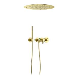 Душевая система Timo Saona SX-2358/17SM с термостатом, золото матовое