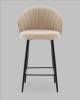 Стул полубарный Stool Group Ханнингем vd-hanningem-pf-beige бежевый, велюр фото 3
