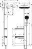 Душевая стойка Hansgrohe Rainfinity 26842700 фото 14