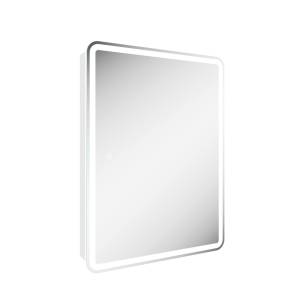 Зеркало-шкаф Sancos Diva DIV600 с подсветкой, сенсорное управление, Белый, 60x80