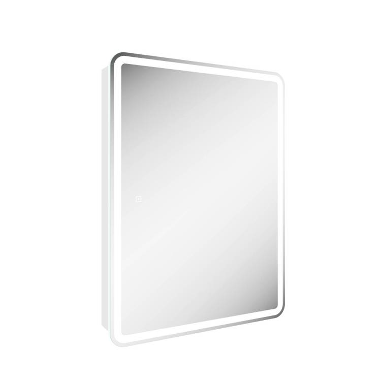 Зеркало-шкаф Sancos Diva DIV600 с подсветкой, сенсорное управление, Белый, 60x80