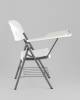 Стул складной Stool Group Кейт D25X-SH white белый, банкетный со столиком и полкой фото 4