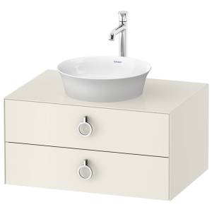 Тумба под раковину Duravit White Tulip 80, подвесная, белая