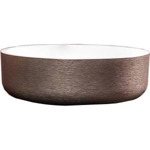 Раковина Armadi Art NeoArt 819-SL Corian 42 см, серебро