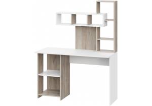 Стол письменный Woodville Эфес 600834 дуб крафт серый, белый 120x50x155