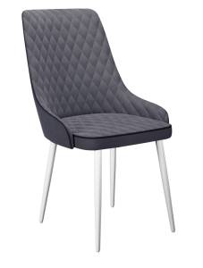 Стул Дик DikLine 305 00-00061943 B28 ANTRACITE, ножки белые