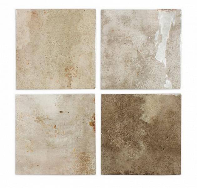 Керамическая плитка Dna Tiles Enamel 123080 Square Truffle 12.5x12.5