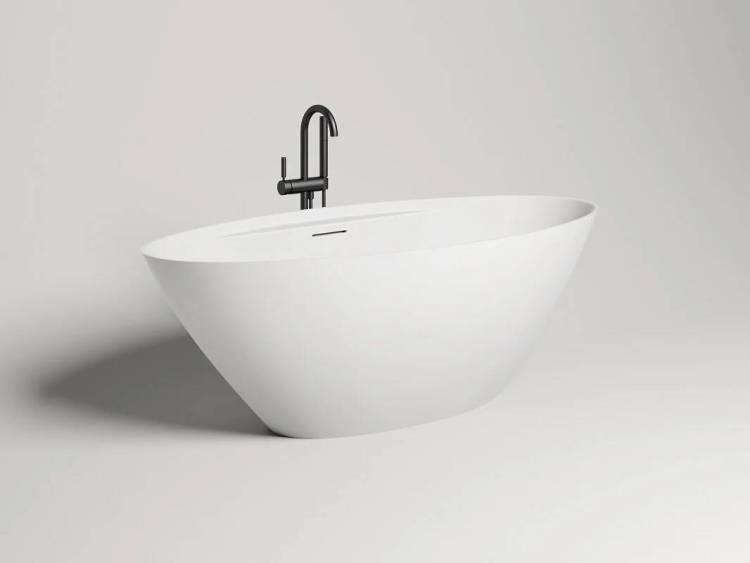 Ванна из искусственного камня Salini Diva S-Stone 180x85, матовая