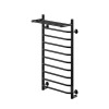Полотенцесушитель электрический Comfysan Scola 016753 EC-10 100/50 с полкой, черный матовый