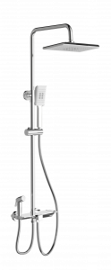 Душевая стойка Wonzon & Woghand WW-B3310-CR с термостатом, хром