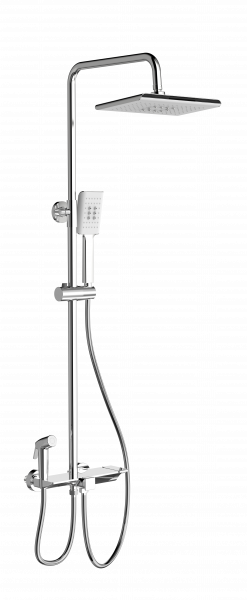 Душевая стойка Wonzon & Woghand WW-B3310-CR с термостатом, хром