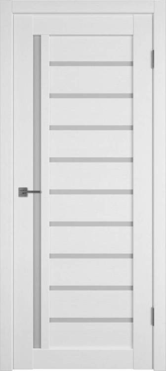 Межкомнатная дверь Владимирская Фабрика Дверей Atum 11 Snow стекло White Cloud 800x2000