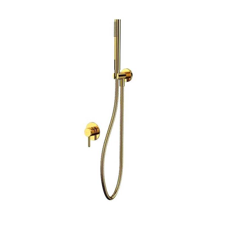 Душевая система WHITECROSS Y YSET02GL золотая, встраиваемая