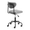 Кресло компьютерное Tetchair Slim 24727 серый, искуственная замша фото 3