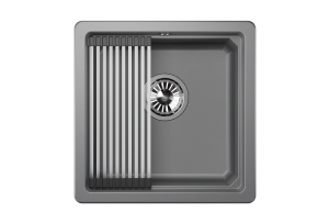 Мойка кухонная Granula Kitchen Space KS-4501U алюминиум