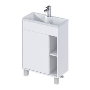 Тумба с раковиной 1MarKa Lido У83298 60 см, белый