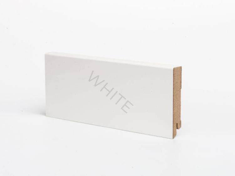 Плинтус Deartio White W 06-80 Белый 2050x80x16
