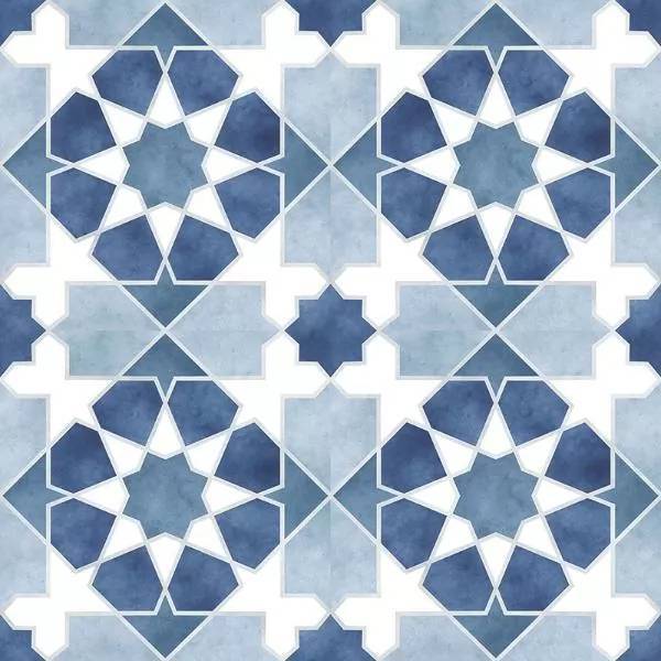 Керамическая плитка Kerlife Rabat Blue 45x45