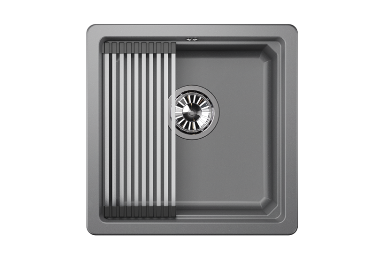 Мойка кухонная Granula Kitchen Space KS-4501U алюминиум