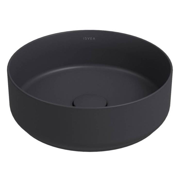 Раковина Isvea Infinity 10NF65036SV-2C 35 см, антрацит матовая