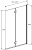 Шторка на ванну Radaway Essenza New PND I 120 R фото 7