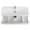 Тумба с раковиной Belbagno Acqua ACQUA-1200-2C-SO-BL 120x45x50 Bianco Lucido подвесная с двумя выкатными ящиками фото 5