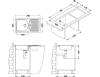 Мойка кухонная Alveus Basic 150 1136532 Nat-90 New с сифоном, 78x43.5 фото 3