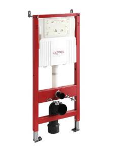 Инсталляция для унитаза Cezares CZR-101-M крепление к полу и стене, с регулировкой по высоте, с шумоизоляцией