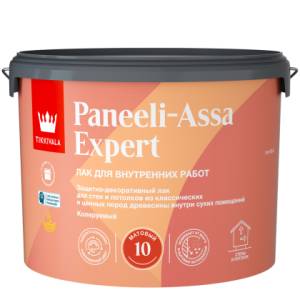Лак интерьерный Tikkivala Paneeli-Assa Expert EP матовый 9 л