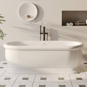Акриловая ванна Abber AB9515 белая, 173.5x79