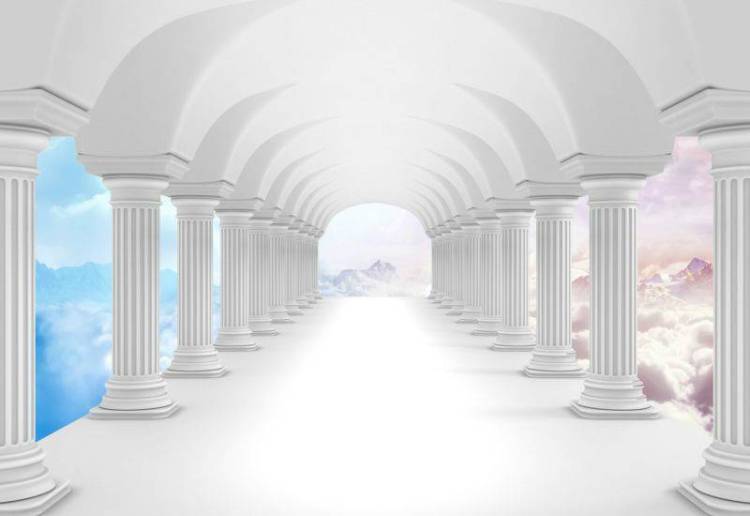 3D Фотообои Artegrafico «Терраса на Олимпе» ABS-031 акварель