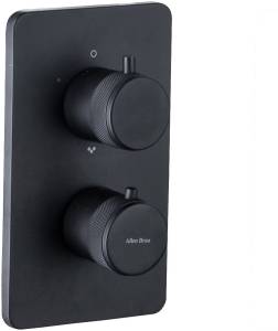 Термостатический смеситель Allen Brau Priority V.3 5.31314-31 для душа, черный матовый