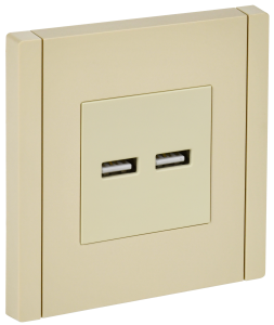 Розетка USB type A+A IEK Forte&Piano FP-U21-D31-K10 ваниль