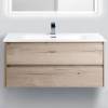 Тумба с раковиной BelBagno Kraft 100 rovere galifax bianco