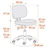 Кресло компьютерное Tetchair Junior 20237 blue фото 13
