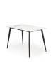 Стол обеденный Halmar Emilio 120 V-CH-EMILIO_120-ST белый мрамор/черный фото 3