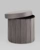 Пуф Stool Group Store Round HS15-F11 V17 антрацитовый фото 2