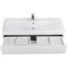 Тумба с раковиной Belbagno Albano ALBANO-1200-2C-SO-BL 120x45x50 Bianco Lucido подвесная с двумя выкатными ящиками фото 8