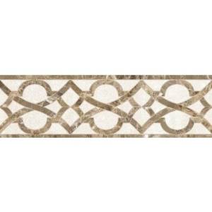 Бордюр Шахтинская плитка Глория 10212001897 Бежевый 02 7.5x25