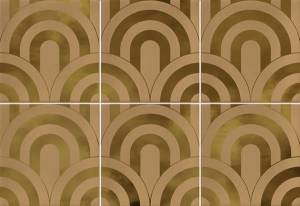 Декор Vives Hanami Takada Caramelo Oro 23x33.5