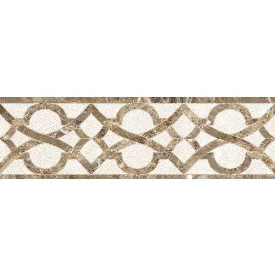 Бордюр Шахтинская плитка Глория 10212001897 Бежевый 02 7.5x25
