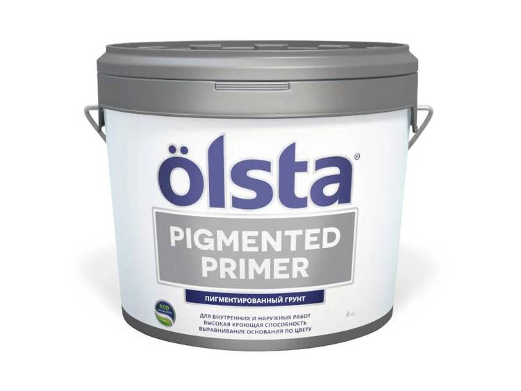 Укрывающий пигментированный грунт Olsta Pigmented primer 4 кг