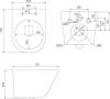 Унитаз подвесной IDDIS Calipso CALR3BMi25 безободковый, с микролифтом фото 8
